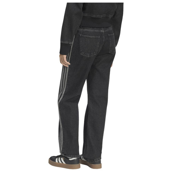 Adidas Γυναικείο παντελόνι Firebird Mid Rise Straight Denim Pants